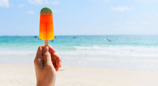 gelati da spiaggia da gustare contro il caldo