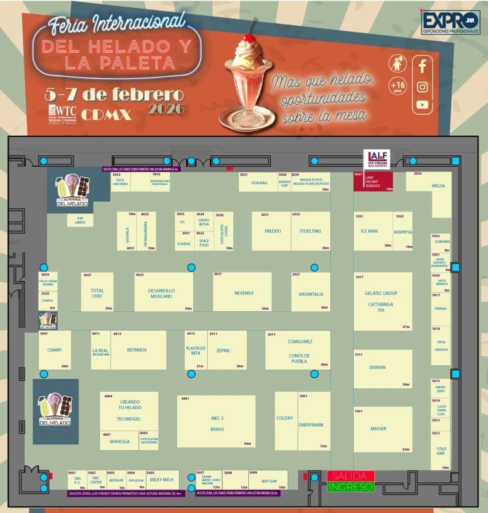 Встретьтесь с LAIeF на Feria Internacional del Helado y la Paleta 2026